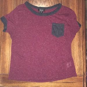 Maroon shirt